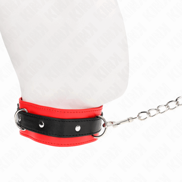 KINK - COLLAR CON CORREA 65 CM MODELO BÁSICO MODELO 3 ROJO 53 X 5 CM - Imagen 2