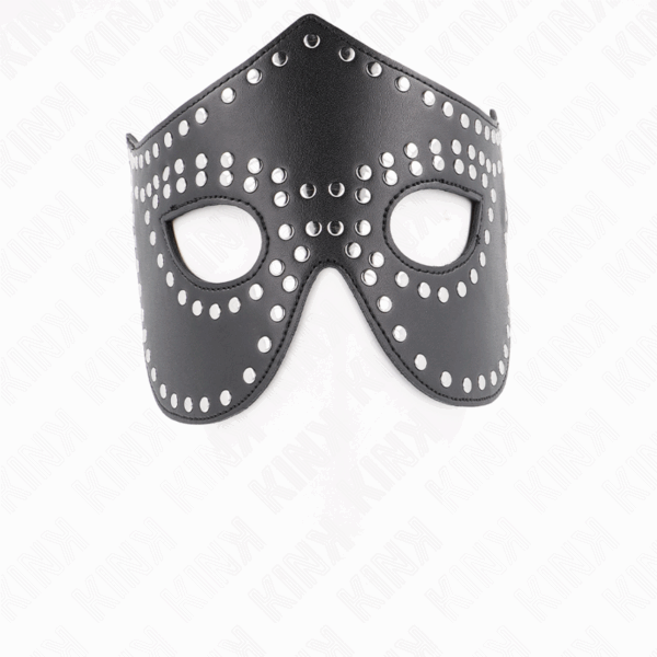 KINK - MÁSCARA DE POLIPIEL CON REMACHES MODELO 2 30 x 12 CM - Imagen 3