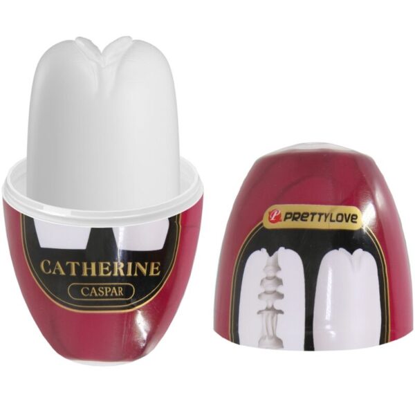 PRETTY LOVE - CATHERINE MASTURBADOR MASCULINO BLANCO - Imagen 4