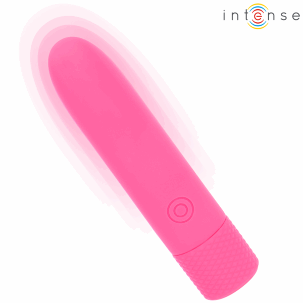 INTENSE - SYMONE BALA VIBRADORA RECARGABLE POR USB 8 VIBRACIONES ROSA 10 X 2.2 CM - Imagen 2
