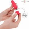 INTENSE - SYMONE BALA VIBRADORA RECARGABLE POR USB 8 VIBRACIONES ROJO 10 X 2.2 CM - Imagen 5