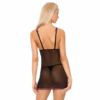 LIVCO CORSETTI FASHION - RAMLAH CF 90462 CAMISA + TANGA NEGRO S/M - Imagen 5