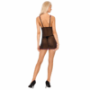 LIVCO CORSETTI FASHION - RAMLAH CF 90462 CAMISA + TANGA NEGRO S/M - Imagen 4