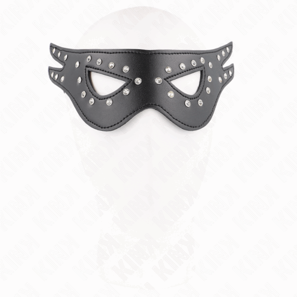 KINK - MÁSCARA DE POLIPIEL SEXY MODELO 2 27 x 13 CM - Imagen 2