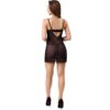 LIVCO CORSETTI FASHION - TIANA LC 20208 CAMISA + TANGA NEGRO L/XL - Imagen 3