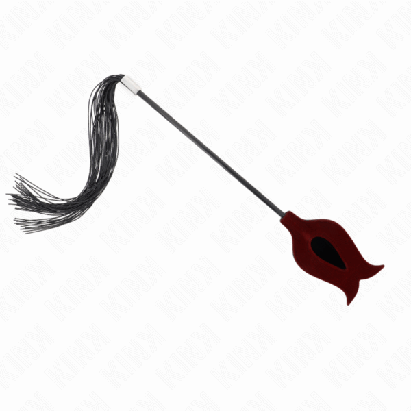 KINK - LÁTIGO DE BORLA DE SILICONA CON FORMA DE ROSA 45 CM - Imagen 2