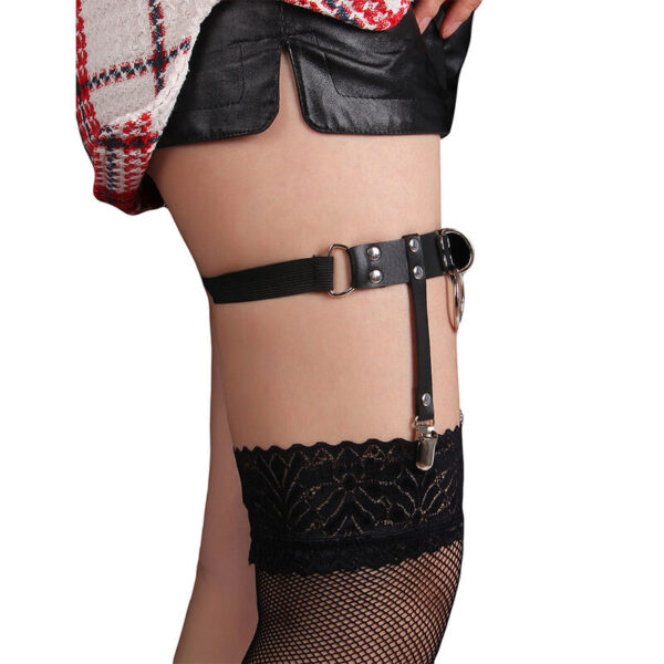 SUBBLIME - 953744 LIGA PUNK DE CUERO AJUSTABLE NEGRO TALLA ÚNICA - Imagen 3