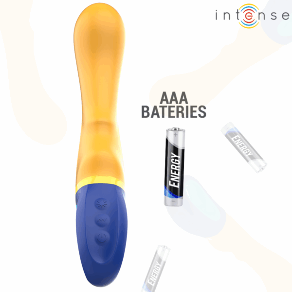 INTENSE - SHAGGY VIBRADOR PUNTO-G AMARILLO - Imagen 5
