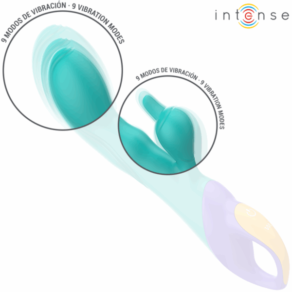 INTENSE - FRED VIBRADOR RABBIT AZUL - Imagen 3