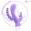 INTENSE - MIKO TRIPLE VIBRADOR RABBIT  ESTIMULADOR  ANAL 7 VIBRACIONES MORADO - Imagen 3