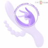 INTENSE - MIKO TRIPLE VIBRADOR RABBIT  ESTIMULADOR  ANAL 7 VIBRACIONES MORADO - Imagen 5