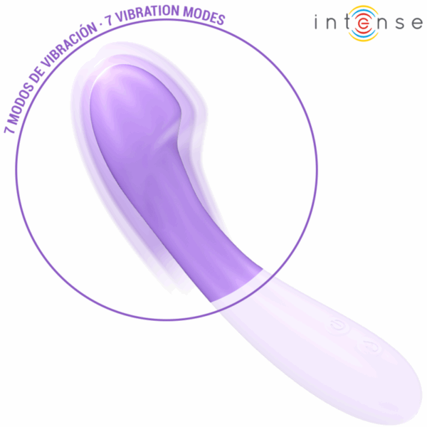 INTENSE - BECKY VIBRADOR 19 CM CALENTABLE 7 VIBRACIONES MORADO - Imagen 4