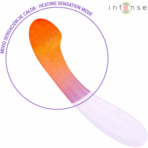 INTENSE - BECKY VIBRADOR 19 CM CALENTABLE 7 VIBRACIONES MORADO - Imagen 3