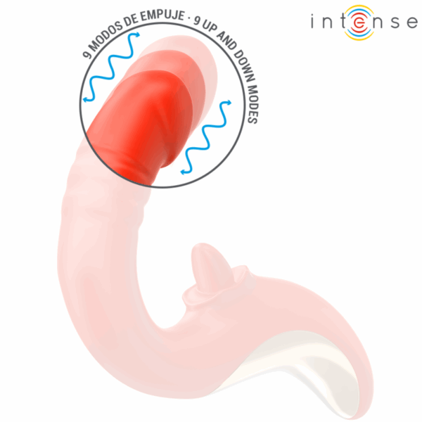 INTENSE - PAULINA VIBRADOR  ESTIMULADOR EN FORMA DE U ROJO - Imagen 4