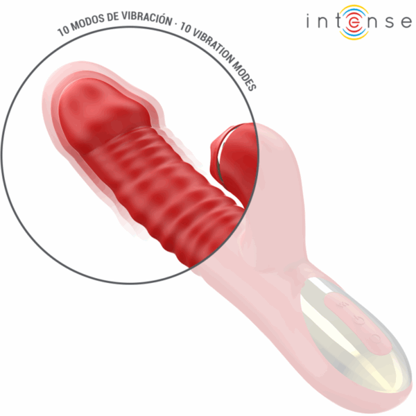 INTENSE - THALIA VIBRACIÓN  EMPUJE  ESTIMULACIÓN ROJO - Imagen 4