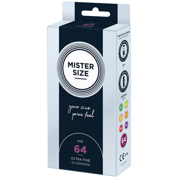 MISTER SIZE - PRESERVATIVOS TALLA XXL 64 MM (10 UNIDADES) - Imagen 2