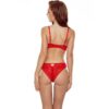 PASSION - DENELIA SET TANGA + TOP ROJO L/XL - Imagen 2