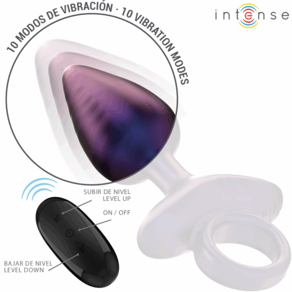 INTENSE - MICHAEL PLUG ANAL VIBRADOR MODELO 2 CONTROL REMOTO - Imagen 3