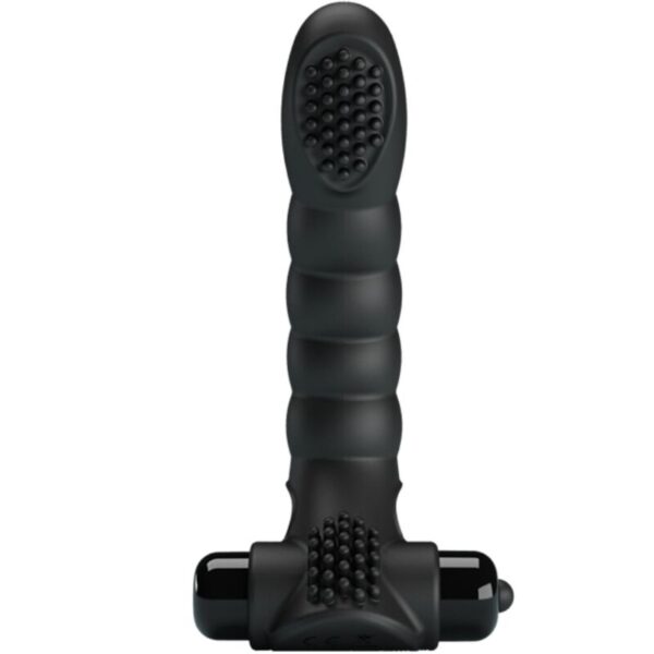 PRETTY LOVE - ALEXANDER VIBRADOR DE DEDO 10 VIBRACIONES NEGRO - Imagen 2