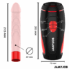 JAMYJOB - PYSTON BASE MASTURBADOR AUTOMÁTICO CON DILDO CONTROL REMOTO - Imagen 5