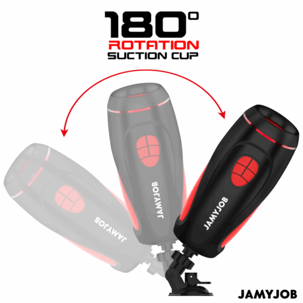 JAMYJOB - PYSTON BASE MASTURBADOR AUTOMÁTICO CON DILDO CONTROL REMOTO - Imagen 4