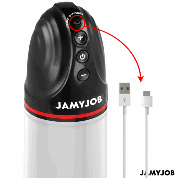 JAMYJOB - XPAND BOMBA AUTOMÁTICA 3 NIVELES DE ONDAS ESTIMULADORAS GRIS - Imagen 4