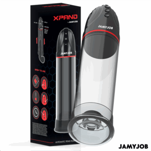 JAMYJOB - XPAND BOMBA AUTOMÁTICA 3 NIVELES DE ONDAS ESTIMULADORAS GRIS