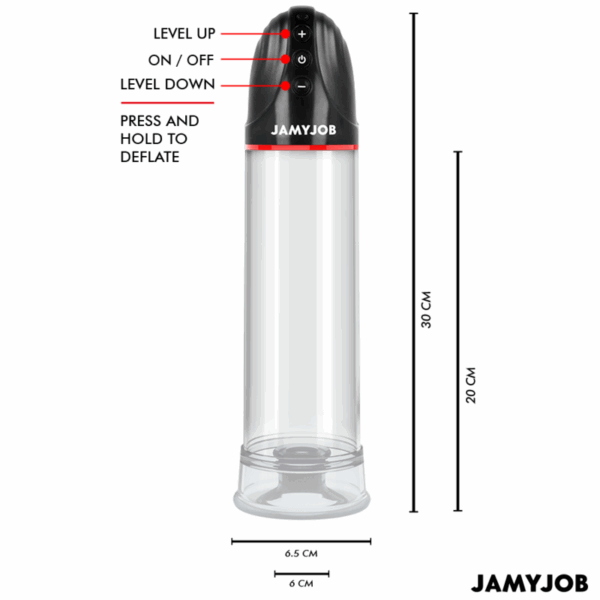JAMYJOB - XPAND BOMBA AUTOMÁTICA 3 NIVELES DE ONDAS ESTIMULADORAS GRIS - Imagen 3