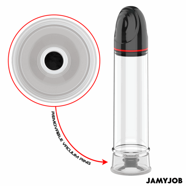 JAMYJOB - XPAND BOMBA AUTOMÁTICA 3 NIVELES DE ONDAS ESTIMULADORAS GRIS - Imagen 5