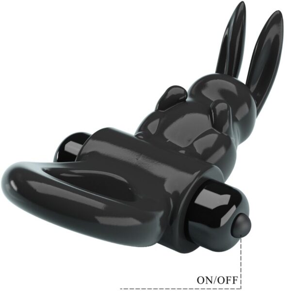 PRETTY LOVE - EXCITING RING ANILLO VIBRADOR RABBIT 10 VIBRACIONES NEGRO - Imagen 5