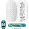 PRETTY LOVE - HOT WAVE MASTURBADOR MASCULINO SILICONA BLANCO - Imagen 2