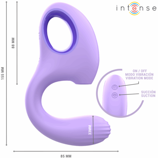 INTENSE - BAXTER VIBRADOR  ESTIMULADOR VIOLETA - Imagen 5