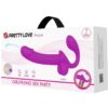 PRETTY LOVE - KELPIE ESTIMULADOR STRAP-ON DOBLE MORADO - Imagen 5