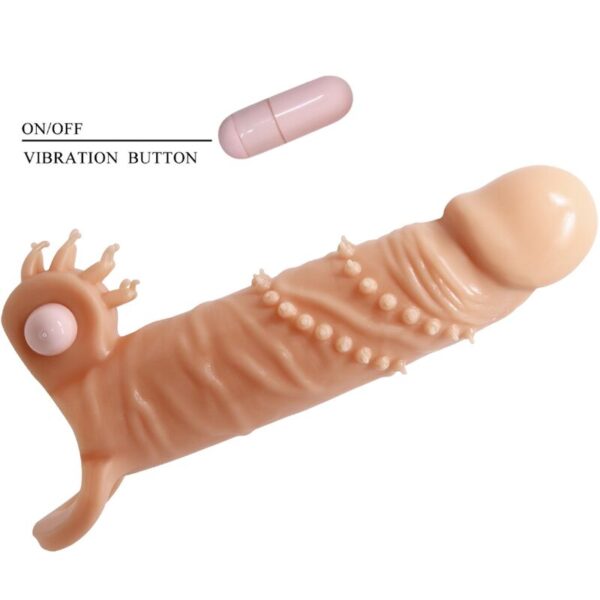 PRETTY LOVE - CONNOR FUNDA PARA PENE + ESTIMULADOR DE CLÍTORIS NATURAL - Imagen 5