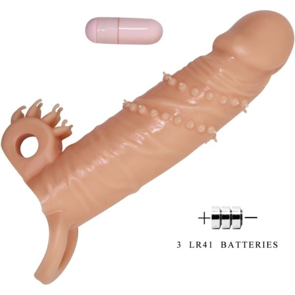 PRETTY LOVE - CONNOR FUNDA PARA PENE + ESTIMULADOR DE CLÍTORIS NATURAL - Imagen 4
