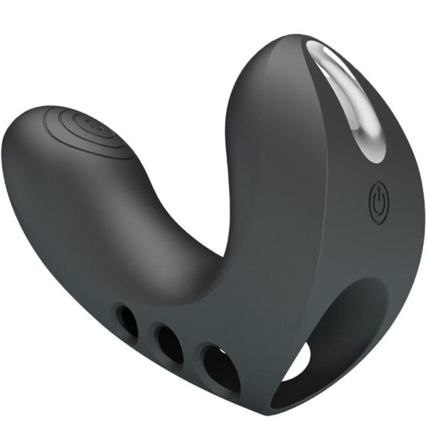 PRETTY LOVE - CAMELIA VIBRADOR DE DEDO 7 VIBRACIONES NEGRO - Imagen 2