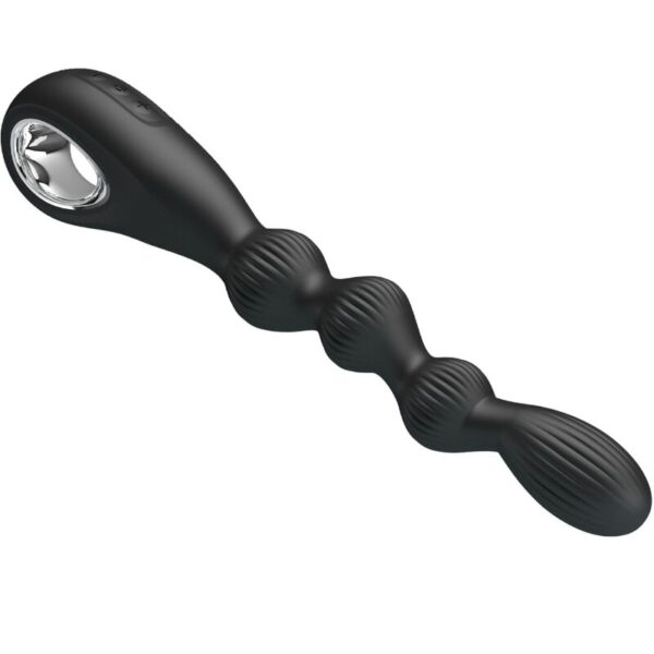 PRETTY LOVE - FEDERER VIBRADOR ANAL 12 VIBRACIONES NEGRO - Imagen 3