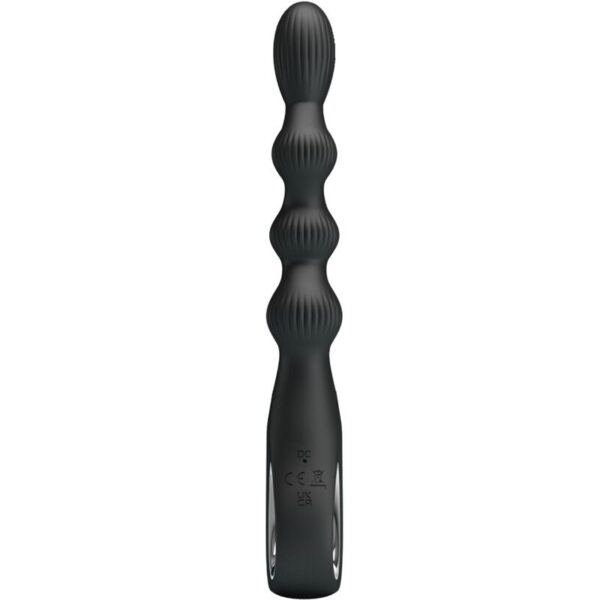PRETTY LOVE - FEDERER VIBRADOR ANAL 12 VIBRACIONES NEGRO - Imagen 2