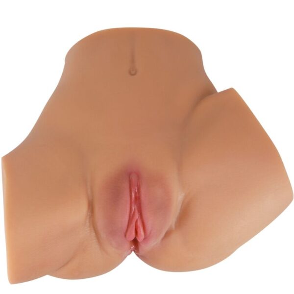 CRAZY BULL - EMILIA TRASERO VIBRADOR CON VAGINA Y ANO REALÍSTICO NATURAL CONTROL REMOTO - Imagen 3