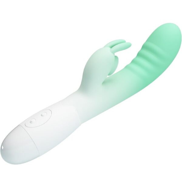 PRETTY LOVE - CERBERUS VIBRADOR RABBIT 3O VIBRACIONES VERDE - Imagen 4