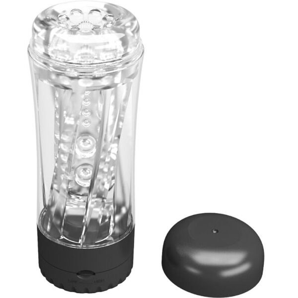 PRETTY LOVE - TAMARA MASTURBADOR MASCULINO VIBRADOR MULTIVELOCIDAD NEGRO - Imagen 2