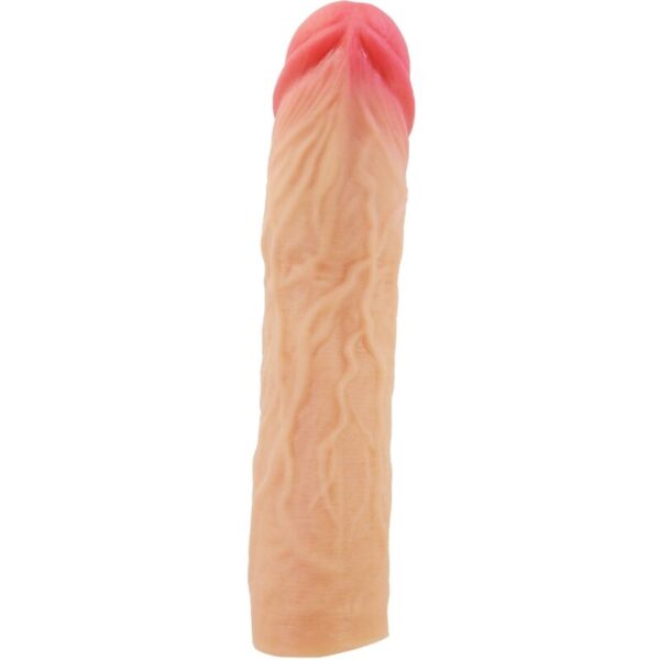 PRETTY LOVE - DEREK FUNDA PENE CON EXTENSIÓN DE 7.6 CM NATURAL - Imagen 2