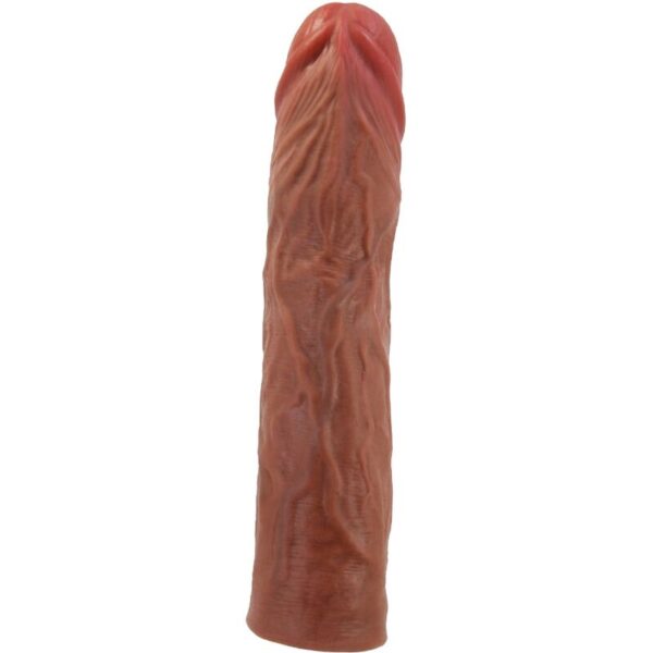 PRETTY LOVE - DEREK FUNDA PENE CON EXTENSIÓN DE 7.6 CM MULATO - Imagen 2