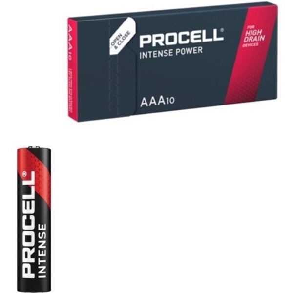 PROCELL - INTENSE POWER ALCALINA LR03 AAA 1,5V CAJA*10 - Imagen 2