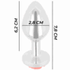KINK - PLUG ANAL ROSA ROJA TALLA S - Imagen 4
