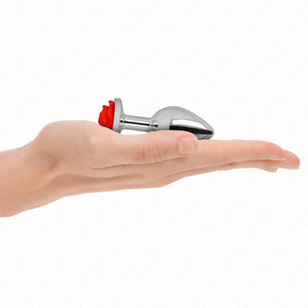 KINK - PLUG ANAL ROSA ROJA TALLA S - Imagen 2