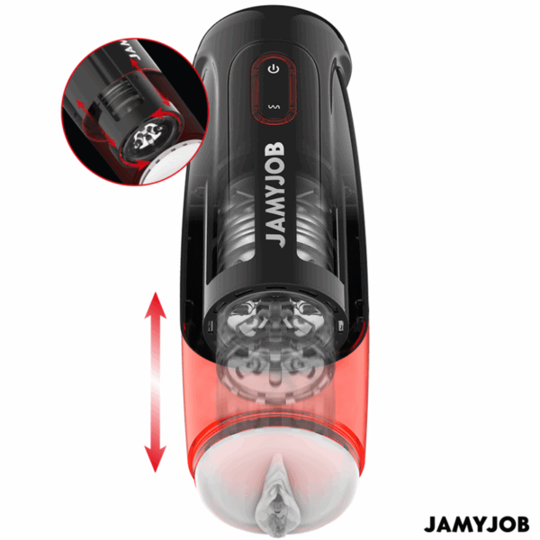 JAMYJOB - STORM MASTURBADOR VAGINA AUTOMÁTICO 10 MODOS ROTACIÓN Y EMPUJE - Imagen 2