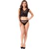 LIVCO CORSETTI FASHION - ELIN LC 20212 SUJETADOR + PANTIES NEGRO S/M - Imagen 2