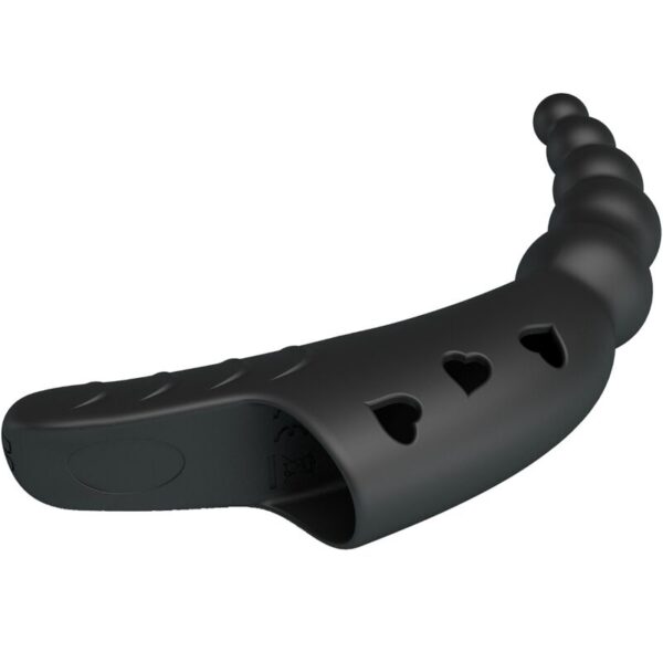 PRETTY LOVE - JORDIN VIBRADOR DE DEDO 10 VIBRACIONES NEGRO - Imagen 4