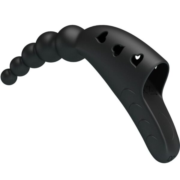 PRETTY LOVE - JORDIN VIBRADOR DE DEDO 10 VIBRACIONES NEGRO - Imagen 5